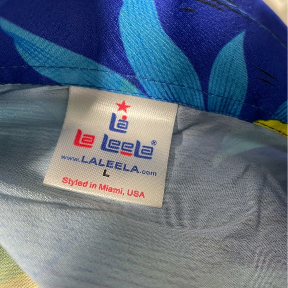 LA LEELA Women's Tropical Hawaiian Shirt - Picture 6 of 7